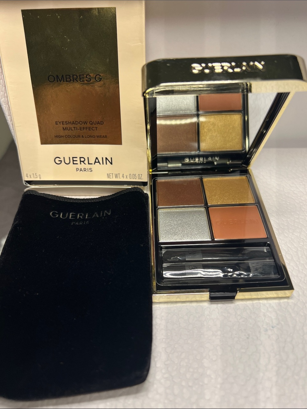GUERLAIN Ombres G Eyeshadow Quad — Holiday Limited Edition 520 Stellar Glow